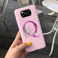Dla Xiaomi Poco X3 NFC przypadku miękkiego silikonu TPU śliczne list tylna pokrywa dla Xiaomi Poco X3 Pro zderzak PoxoX3 NFC przypadki telefonów 6.67'' 6